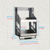 2-Tier Pull-Down Cabinet Organizer for Spices view 2