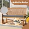 AZMAHT Waterproof Outdoor Bench Cushion, Off-White, 150 x 60 x 5 cm view 4
