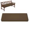 AZMAHT Waterproof Outdoor Bench Cushion, Brown, 90 x 50 x 5 cm view 1