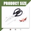 DWFYOI Kitchen Scissors, Multifunctional, Stainless Steel, Black view 2