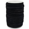 esnado Suede Ribbon 5 mm in Black | 1 Meter Genuine Leather view 1
