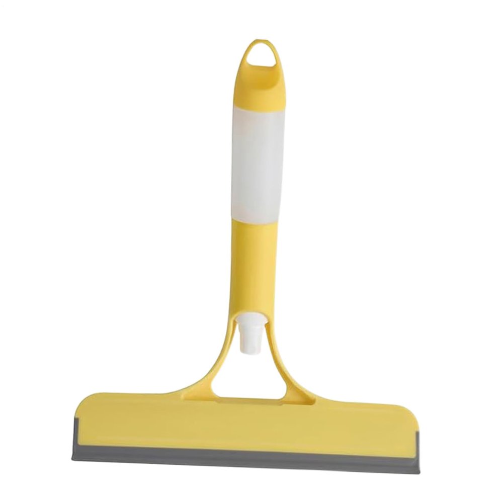 Multifunctional Window Cleaning Squeegee with Spray, Brush and Scraper