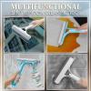 Multifunctional Window Cleaning Squeegee with Spray, Brush and Scraper view 4