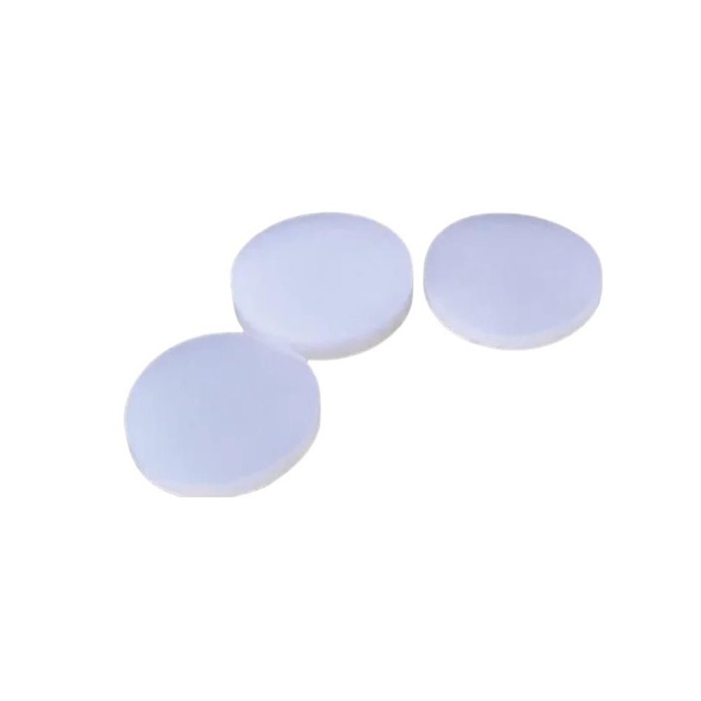 White Solid Round VMQ Silicone Rubber Sheets, Gasket Pad, Diameter 5150 mm, Thickness 0.58 mm, 1/2/5 pcs