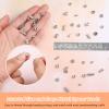 200 Silver Spacer Beads for DIY Jewelry view 2