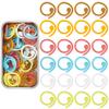 CRASPIRE 60-Piece Spiral Stitch Markers view 1