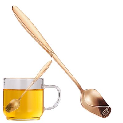 Rose Design Stainless Steel Spoon Set