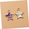 Anneome 20 American Flag Charms for DIY Jewelry view 3