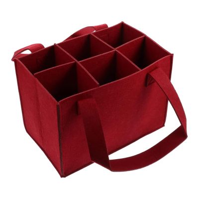 Wine Tote Bag with 6 Compartments