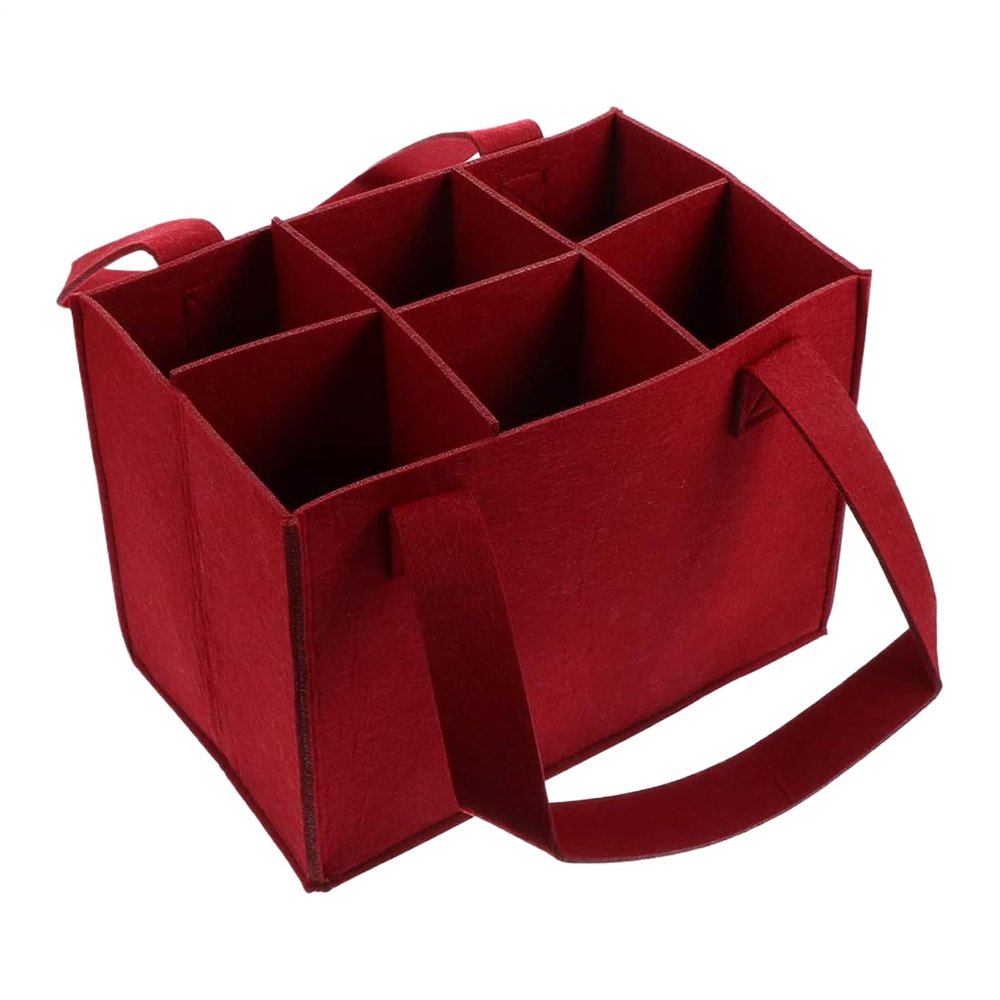 Wine Tote Bag with 6 Compartments