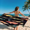 QEODAH Fish Beach Towel 70 x 140 cm - Quick-Drying Microfiber view 1