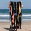 QEODAH Fish Beach Towel 70 x 140 cm - Quick-Drying Microfiber view 2