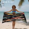 QEODAH Fish Beach Towel 70 x 140 cm - Quick-Drying Microfiber view 3