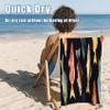 QEODAH Fish Beach Towel 70 x 140 cm - Quick-Drying Microfiber view 4