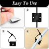 300-Piece Black Adhesive Cable Tie Mount Set view 3