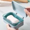 Soap Dish for Shower - Portable Soap Container with Drainage Groove view 2