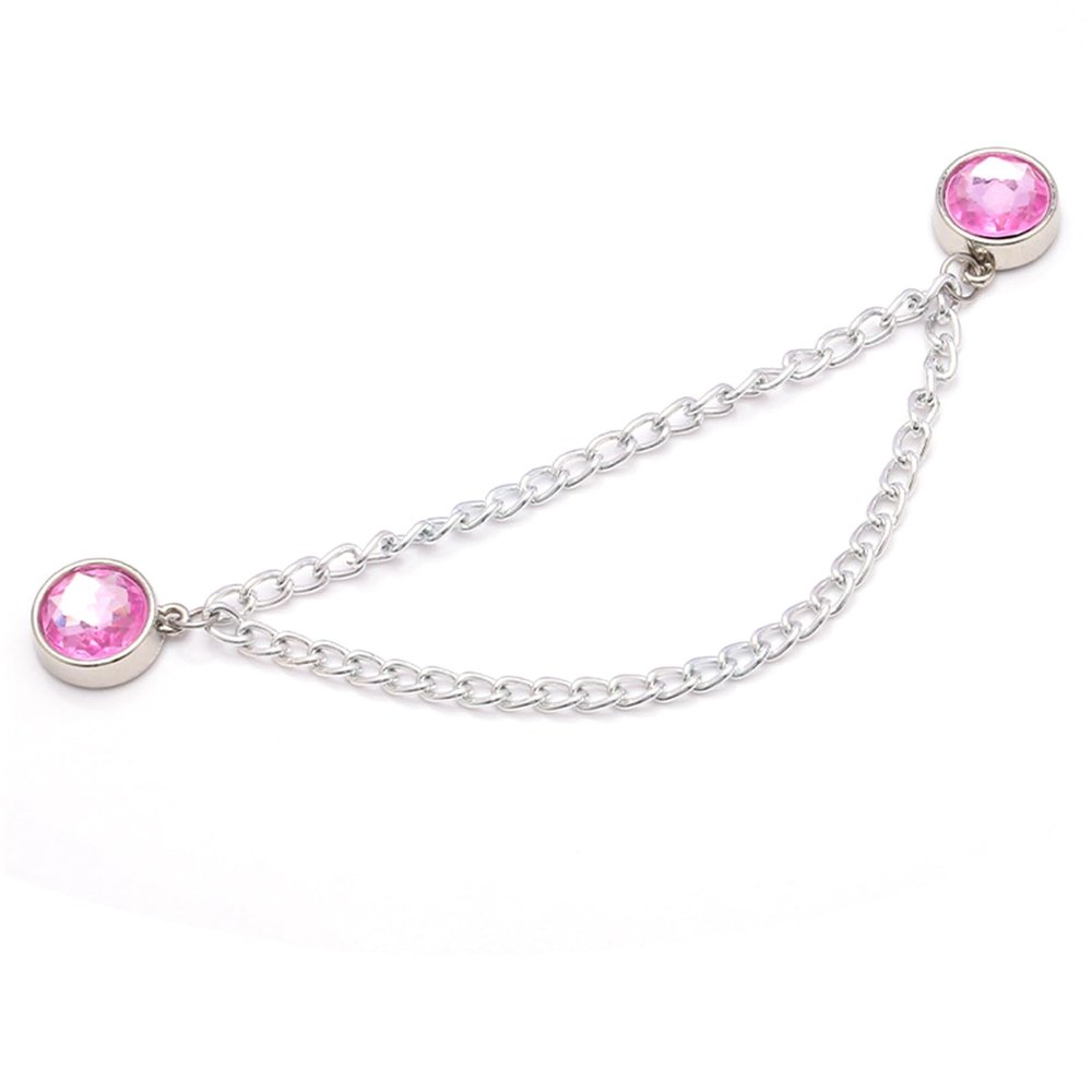Adjustable Pants Hem Clips with Rhinestones