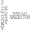 Metal Die Cut Template 'Happy Birthday' view 1
