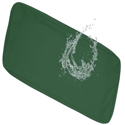 Yekuhe Waterproof Outdoor Sofa Cushion Cover with Zipper, Green, 120 x 35 x 8 cm