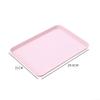 Elegant Modern Serving Tray for Snacks and Drinks (Pink) view 2