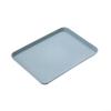 Elegant Modern Serving Tray for Snacks and Drinks, Rectangular ABS Design (Blue) view 1