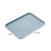 Elegant Modern Serving Tray for Snacks and Drinks, Rectangular ABS Design (Blue) view 2