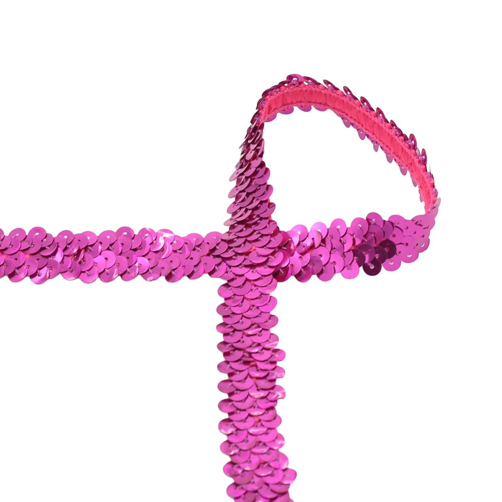 Elastic Sequin Trim 20mm - 9 Colors