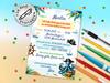Junaversum 6 Pirate Invitations for a Child’s 6th Birthday with Envelopes, Gift Bags & Stickers view 4