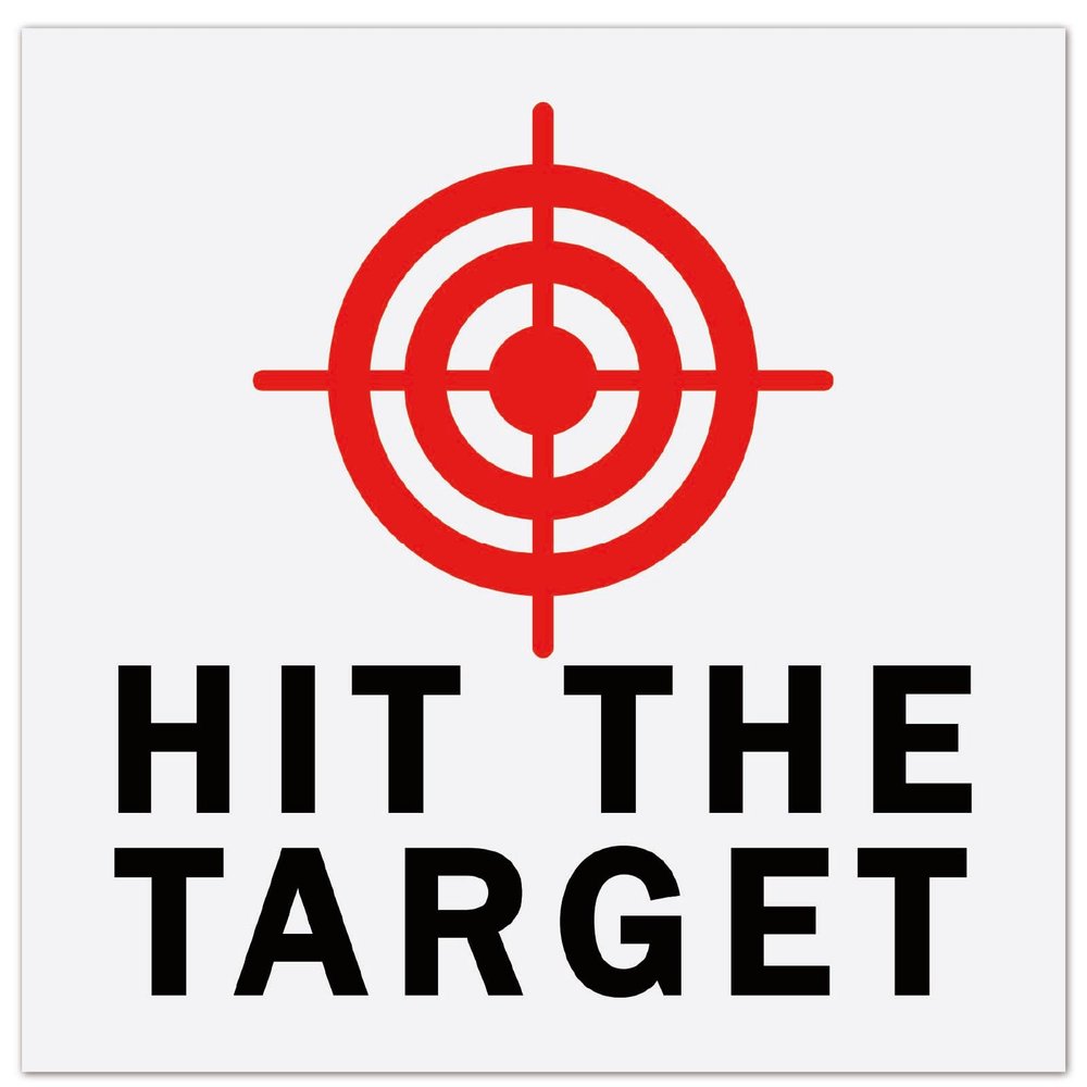 GORGECRAFT 10 Sheets Toilet Bullseye Stickers