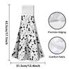 WADORN 2-Pack Black & White Dog Towels view 2