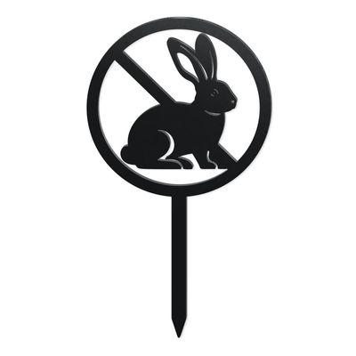 WADORN Decorative Metal Garden Stake Rabbit