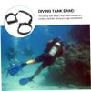 BESTonZON Durable Black Polyester Scuba Tank Cylinder Strap view 4
