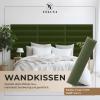 VELUYA Rectangular Velvet Wall Cushion, 60 x 20 cm, OEKO-TEX, Made in EU, Khaki M09 view 2