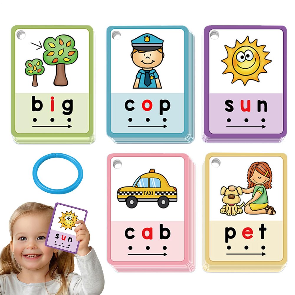 Phonics Reading Flashcards, Ages 3+, Early Education