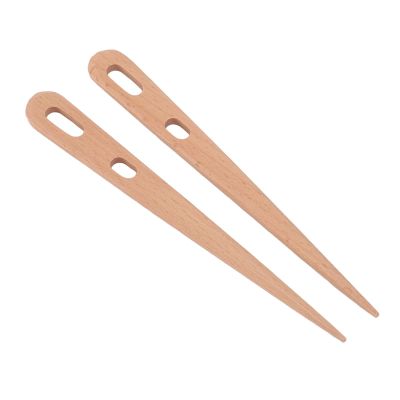 Handcrafted Wooden Weaving Hook Needle Set