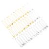RIZGHWOY 40-Piece Colored Iron Safety Pins for Jewelry Making and Sewing view 1