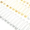 RIZGHWOY 40-Piece Colored Iron Safety Pins for Jewelry Making and Sewing view 3