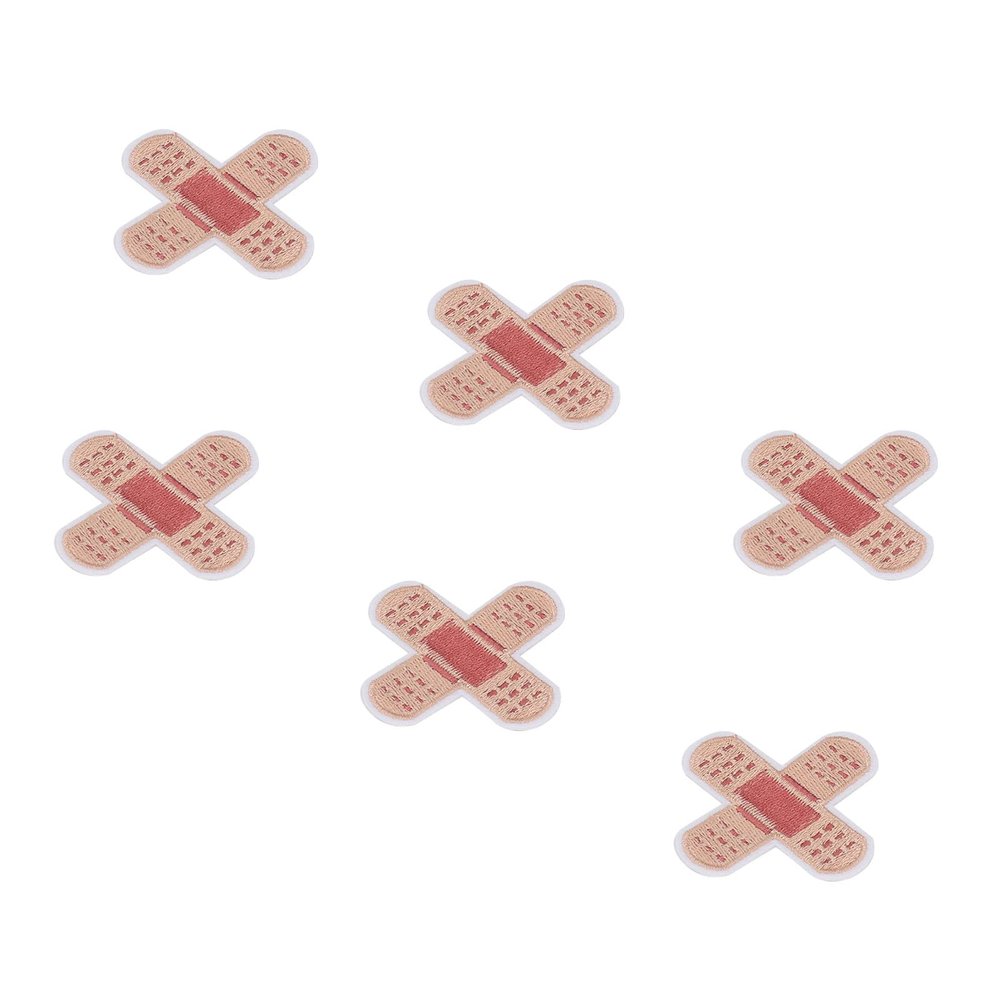 Embroidered Iron-On Patches - 6pcs