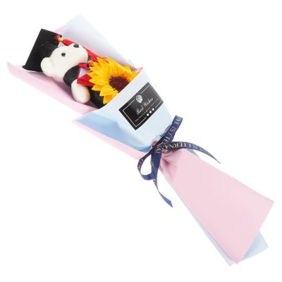 VICASKY Graduation Flower Bouquet with Cap
