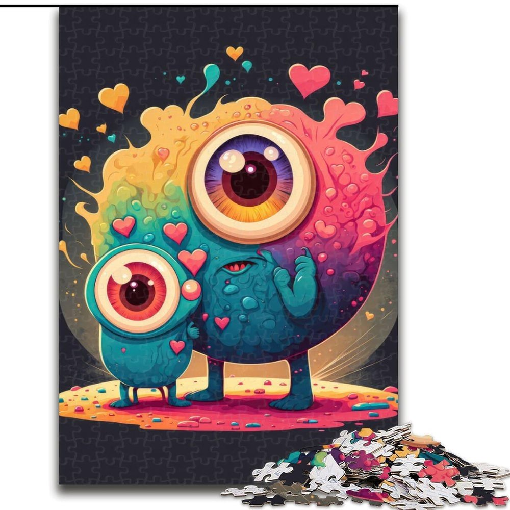 1000-Piece Puzzle for Adults, Cyclops Art Display, 26 x 38 cm