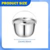 Pitycbo 5 L Stainless Steel Oil Filter Pot with Lid and Strainer view 4