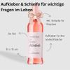 MilaBoo 2-Pack Wine Labels with Ribbon | Various Occasions | Elegant Self-Adhesive & Waterproof Bottle Labels (Godmother - Pink) view 4