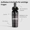 MilaBoo 2-Pack Wine Labels with Ribbon | Various Occasions | Elegant Self-Adhesive & Waterproof Bottle Labels (Best Man - Black) view 4