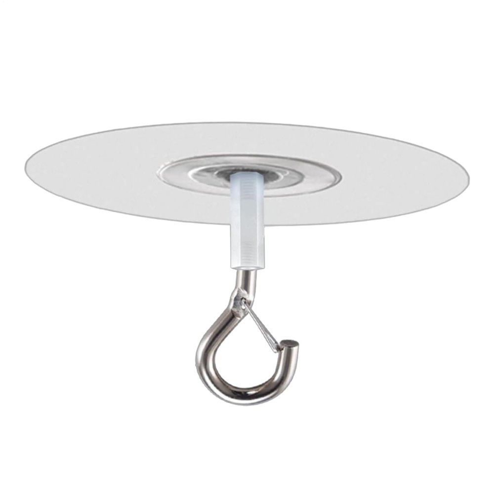 Adhesive Ceiling Hooks - No-Drill Design
