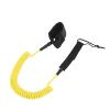 Surfing Foot Rope, Highly Elastic Adjustable Coiled Spring Leash for Paddle Boards, Compatible with Most Surfboards, TPU Polyurethane, 316 Stainless Steel, 7 mm, 10 (Yellow) view 4