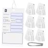 100 Paper Oil Change Labels with Hole and String view 1