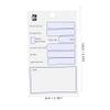 100 Paper Oil Change Labels with Hole and String view 2