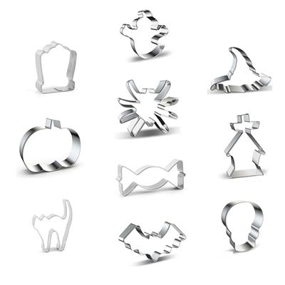 BEPSYOM 10-Piece Halloween Cookie Cutter Set