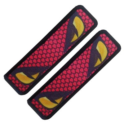 Fabric Patches - Snake Eyes Iron-On for Backpacks | Reflective for Backpack, Helmet, Jacket Stickers 2-Pack
