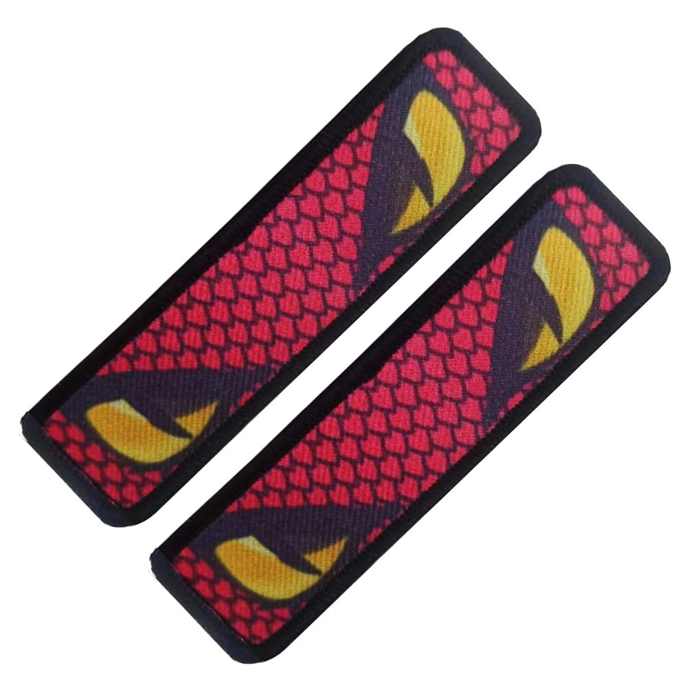 Fabric Patches - Snake Eyes Iron-On for Backpacks | Reflective for Backpack, Helmet, Jacket Stickers 2-Pack